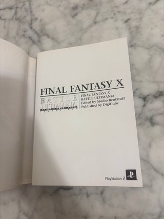 Guide Final Fantasy X Ultimania PS2 JP