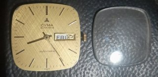 Reloj Cyma by Synchron Automático Dorado