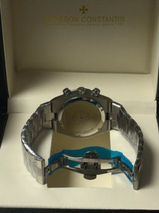 Reloj MOD estilo Vach Const  Cronógrafo Plateado