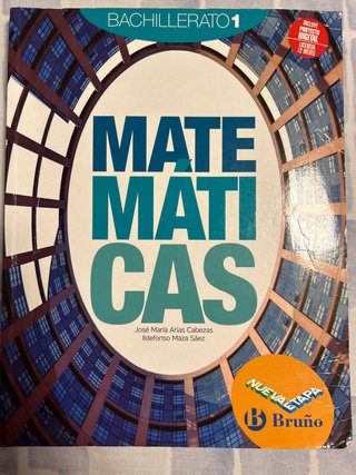 Matemáticas 1 Bachillerato Nueva etapa Bruño
