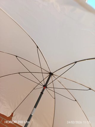 Sombrilla Jardín 180cm Beige Nuevo