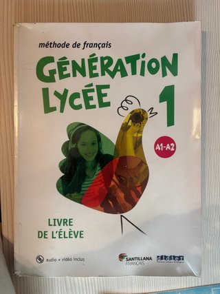 Libro de francés génération licée, 1° bachillerato