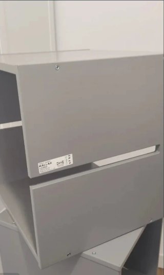 Divisor KALLAX IKEA Gris