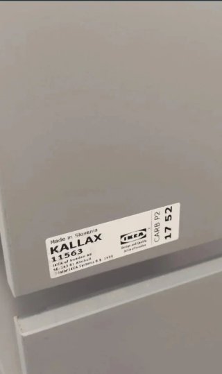 Divisor KALLAX IKEA Gris