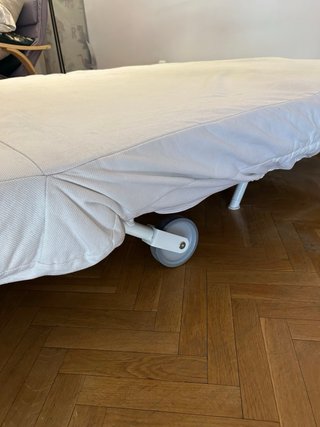 Sofá Cama Tela y Terciopelo
