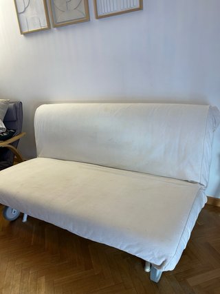 Sofá Cama Tela y Terciopelo