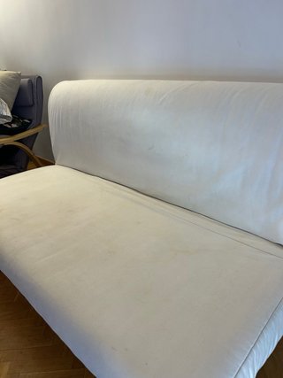 Sofá Cama Tela y Terciopelo