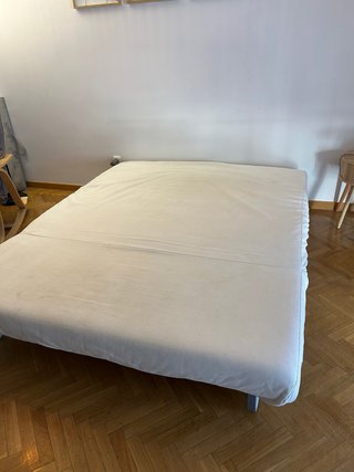 Sofá Cama Tela y Terciopelo