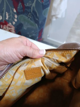 Bolso Gloria Ortiz malva y Marrón