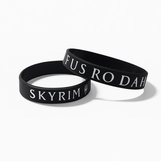 Pulsera skyrim Silicona flexible de Alta Calidad