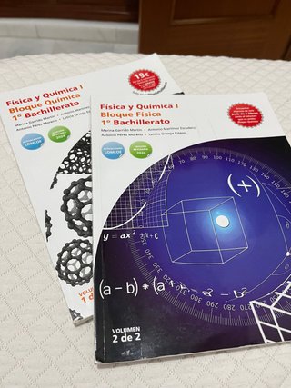 Libros fisica y quimica 1 bachiller