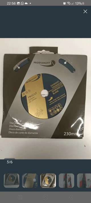 Disco Diamante PRODIAMANT 230mm