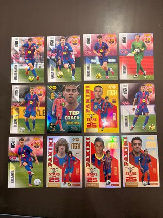 Lote Cromos FC Barcelona Megacracks 26 27 panini