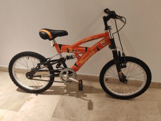 Bicicleta niño/a naranja 18 Maverick