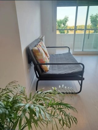 Sofá Cama Plegable Gris