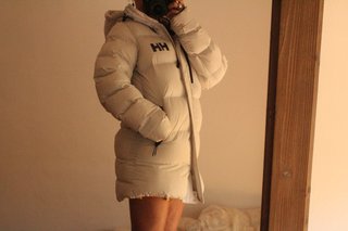 NUEVA Chaqueta Plumas Helly Hansen Blanca Talla M