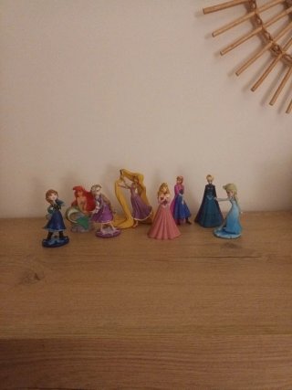 Set de 8 Figuras de Princesas Disney