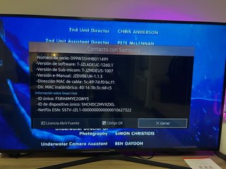 Televisor Samsung Negro