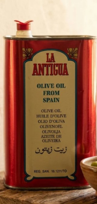 Lata Aceite Oliva Vintage La Antigua