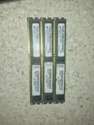 3 Módulos RAM DDR3 RDIMM 8GB 1333MHz