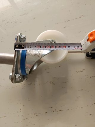 4 Ruedas Giratorias Metálicas