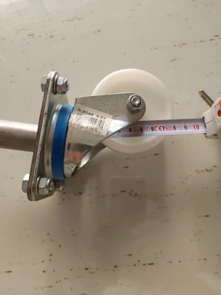 4 Ruedas Giratorias Metálicas