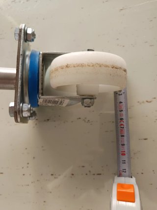 4 Ruedas Giratorias Metálicas