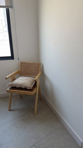 Silla de Madera y Ratán