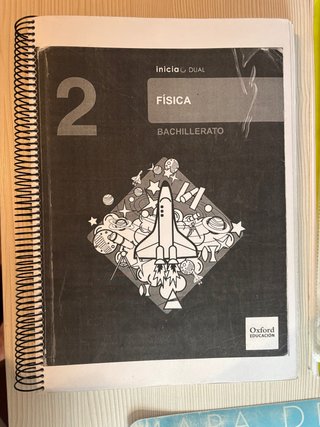 Libro de fisica y química, 2° Bachillerato