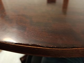 Mesa de Comedor Redonda de Madera