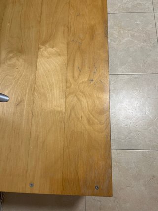 Mueble TV 2m madera y blanco Ikea