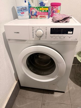 Lavadora KUBO 7kg Blanca