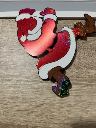 Pai Natal Decorativo com Brilho