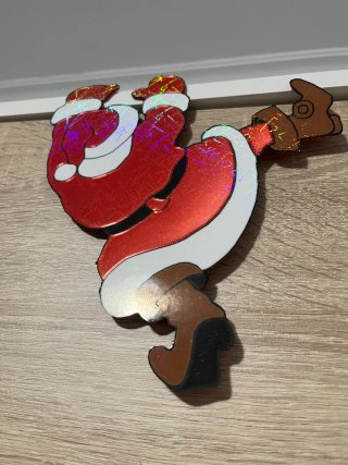 Pai Natal Decorativo com Brilho