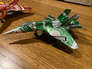 Modellini aerei Coca-Cola e Heineken