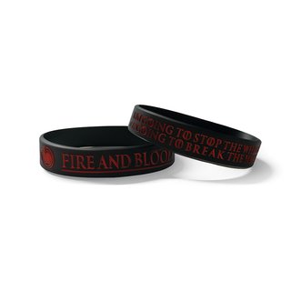 Pulsera fire and blood Silicona flexible de Alta C