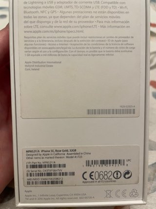 iPhone SE Rose Gold