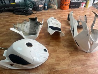 Carenado circuito BMW S1000RR 2015 blanco