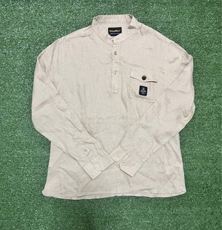 Camicia in lino Refrigiwear beige