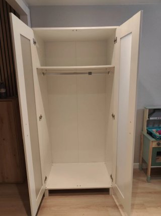 Armario Ikea blanco 180x80x50