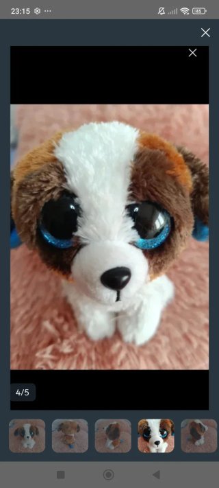 Peluche Perro St. Bernard Beanie Boo