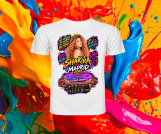 Shakira concierto camiseta Madrid