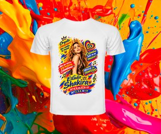Shakira concierto camiseta Madrid