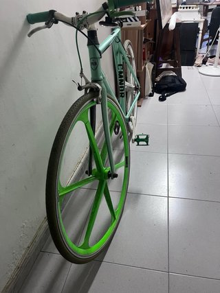 Bicicleta Fixie Personalizada Verde