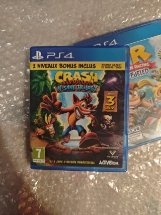 Lote Crash PS4: N. Sane Trilogy y CTR