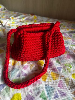 Clutch con tracolla hand made