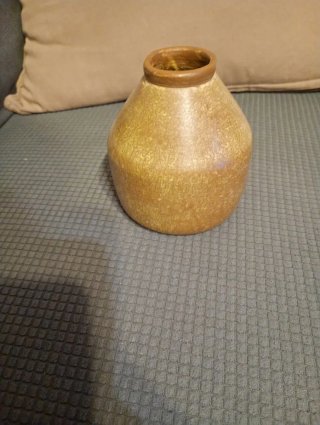 Jarrón Zara Home Metal Dorado