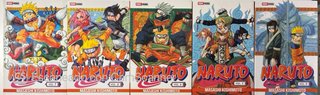 Naruto tomos 1-5 | Panini Argentina | Manga