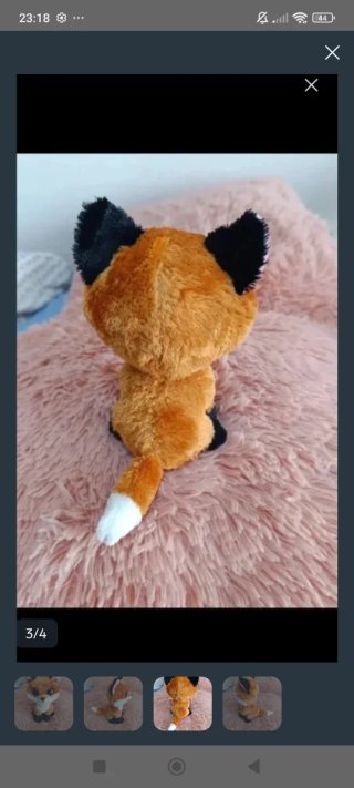 Peluche Zorro Beanie Boo TY