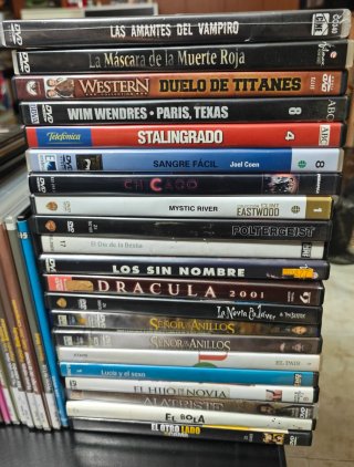 Lote de 140 Películas en DVD.Series. Muchas NUEVAS